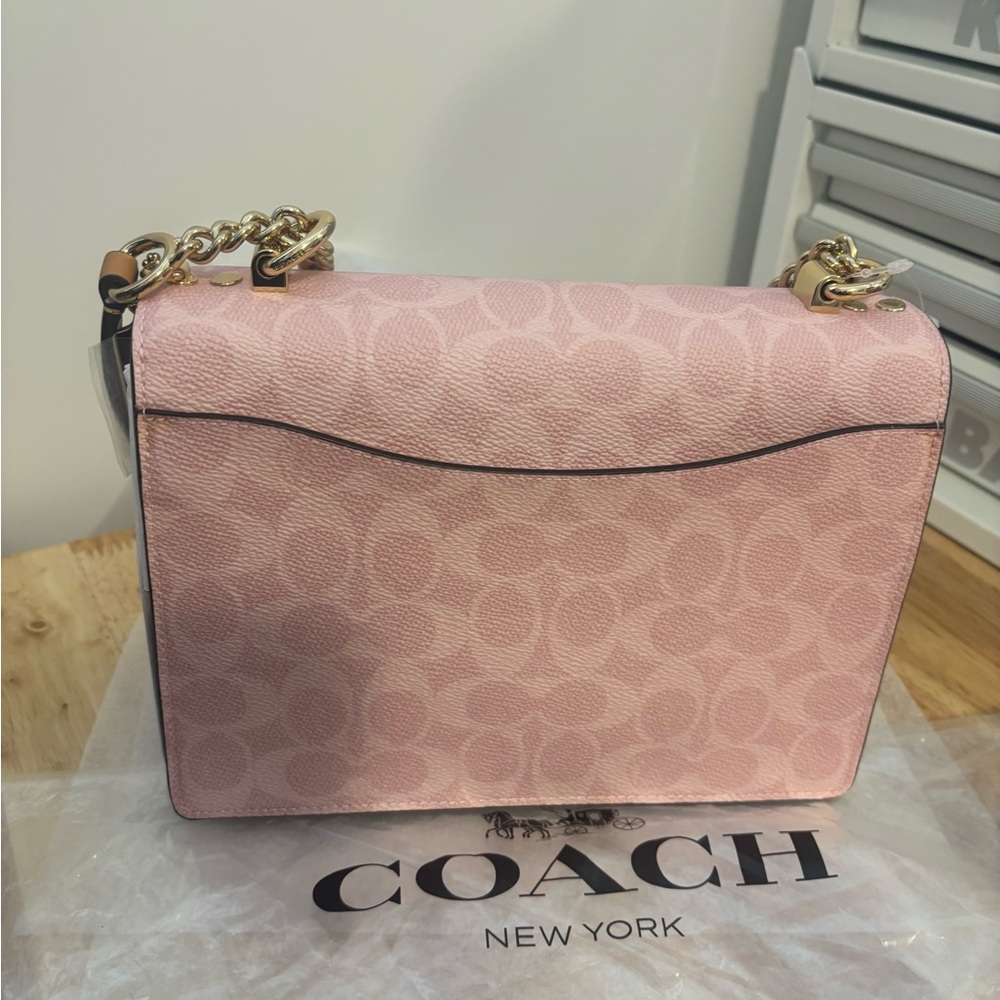 Coach Powder Pink Klare and Zip Card Case - Picture 4 of 14